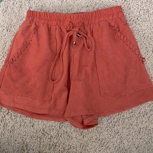 Burnt orange shorts